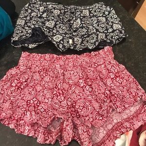 Flowy printed shorts